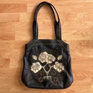 III Parcel Western Leather Purse